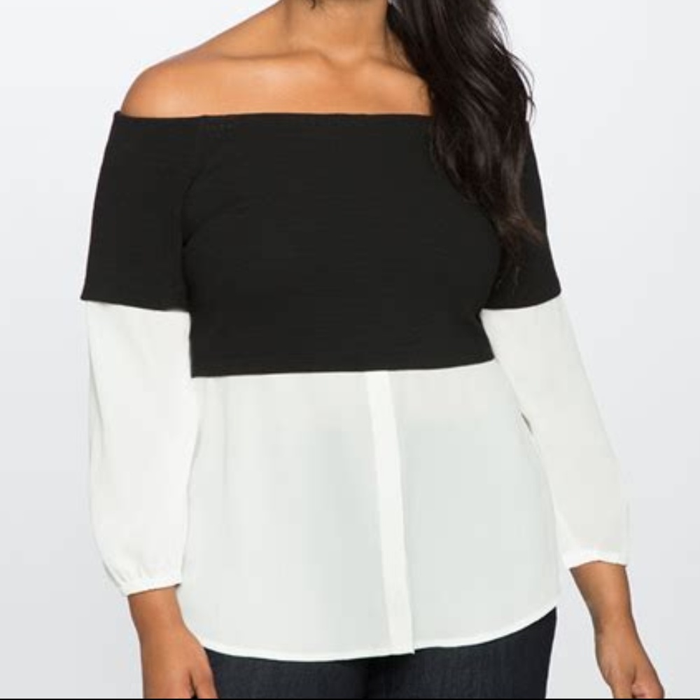 Eloquii Off the Shoulder Top